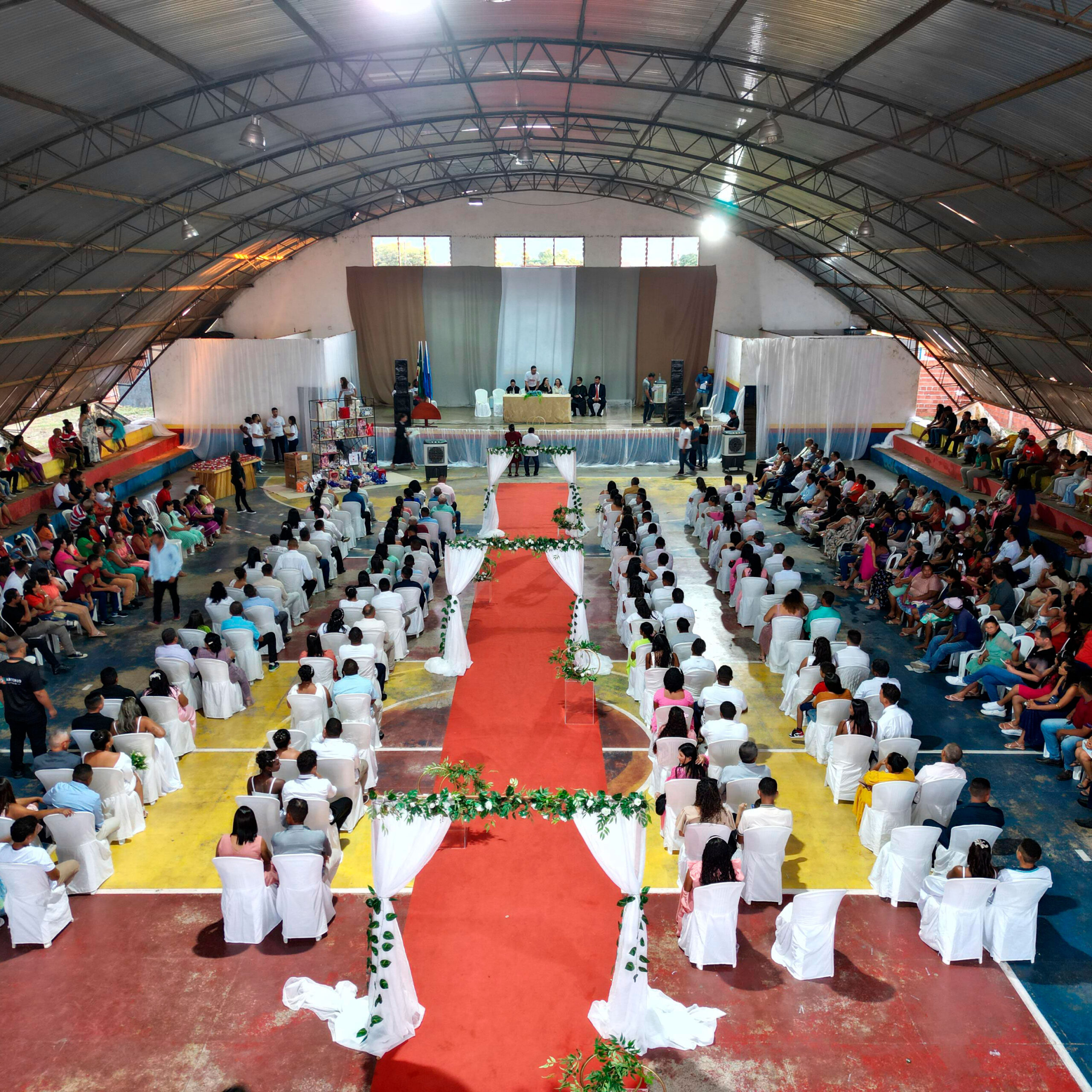 Celebração do Amor: Casamento Comunitário une 68 Casais em Buriti Bravo