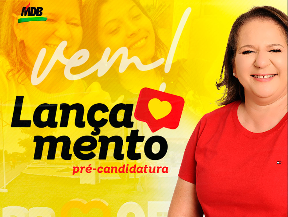 MDB promoverá lançamento oficial da pré-candidatura de Luciana Leocádio à reeleição