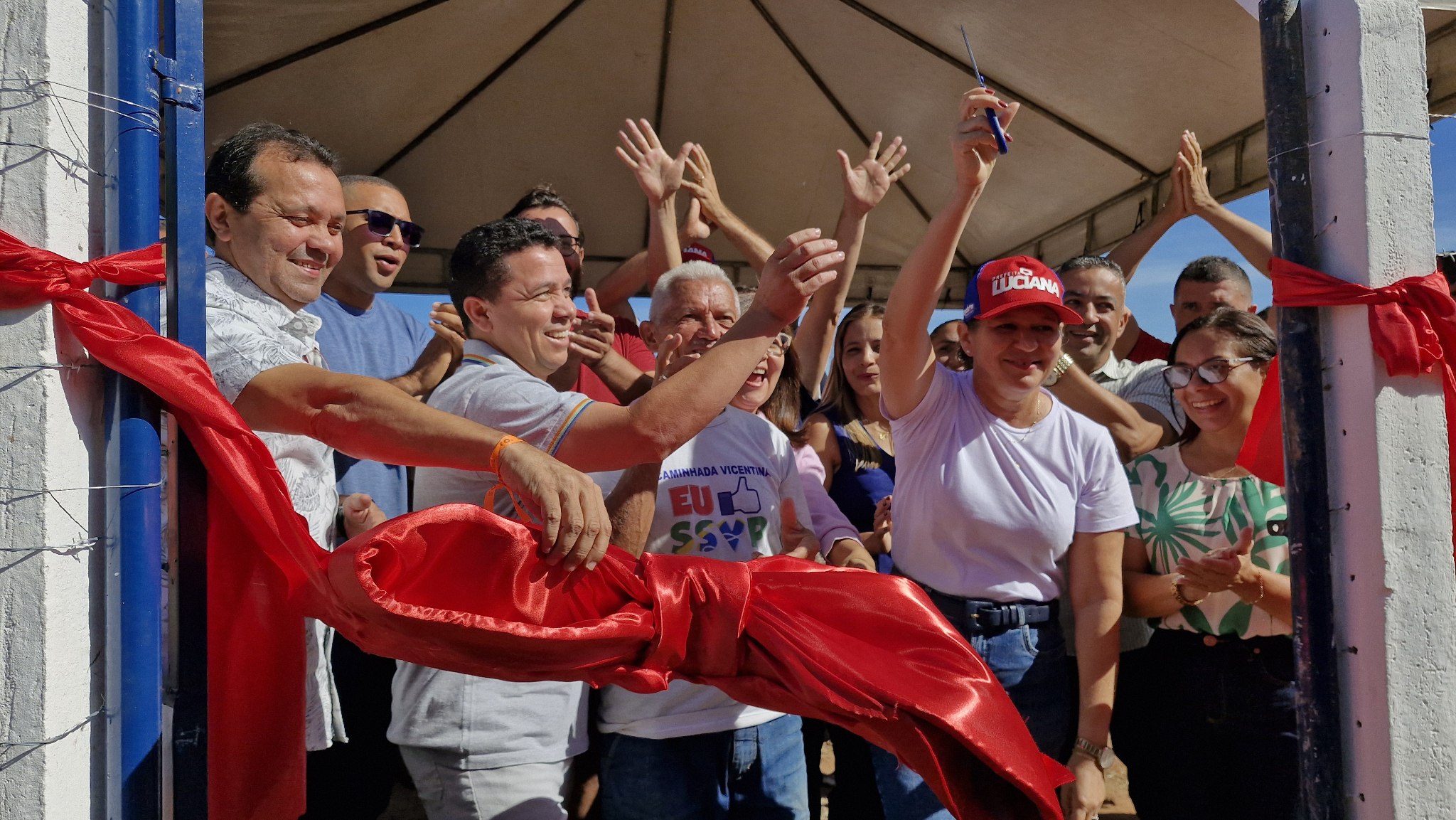 Em parceria com governo do Estado Luciana Leocádio entrega mais 2 sistemas de abastecimento de água